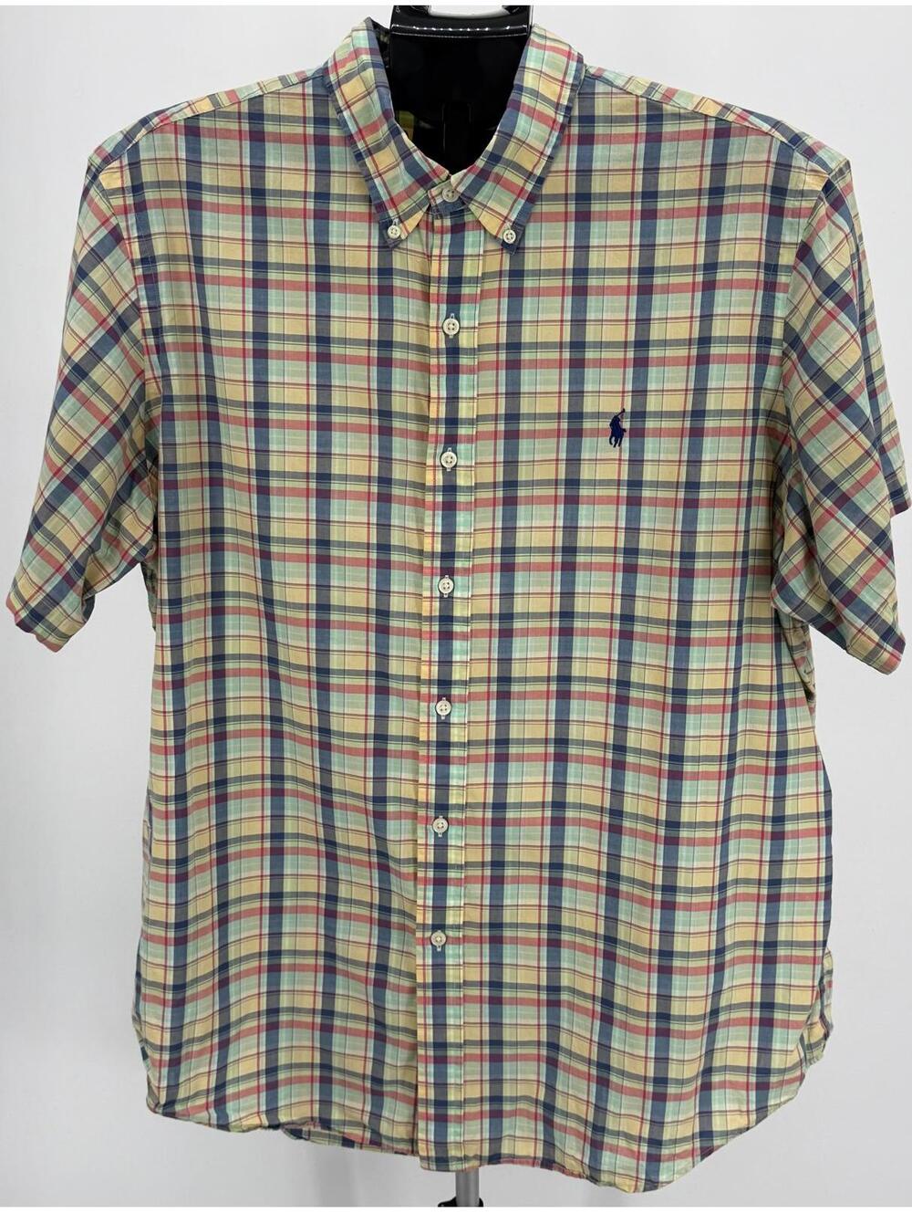 Ralph Lauren Vintage Multicolor Plaid Button-Down Shirt XL‎